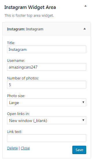 instagram-widget-area